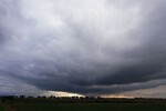 Vészjósló égbolt Arad határában | Fotó: Pataky Lehel Zsolt/Archív felvétel