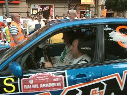 A polgármester is rendszeresen volánhoz ül az Aradi Ralin