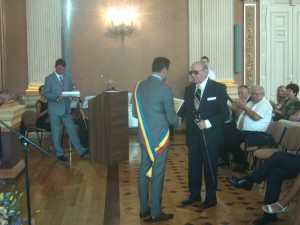 Kelen Ferenc kitüntetése a legutóbbi városnapokon