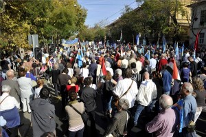 Budapesten is szimpátiatüntetést szerveztek