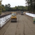 Amikor még épült a Németszentpéterre vezető út