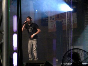 2011-ben a sportcsarnok színpadán