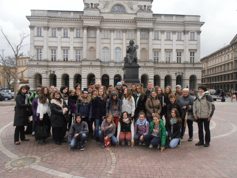 Kopernikusz szobránál