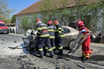 Nem tudták megmenteni a kisautó sofőrjét | Fotók: ISU Arad