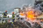 <em>Hír szerkesztése</em> Így égett egy kamion a Temesvár–Arad autópályán
