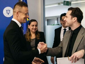 Szijjártó Péter és Sebastian Burduja | Fotó: Szijjártó Péter Facebook-oldala