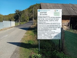 Tavaly nyáron kezdték a kivitelezést, 2028 áprilisában kell befejezni | Fotó: Arad Megyei Tanács