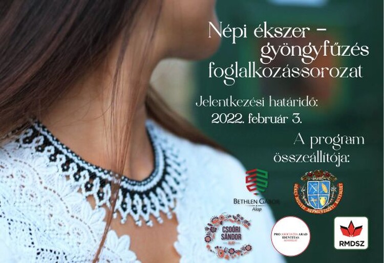 <em>Hír szerkesztése</em> Népi ékszerkészítő tanfolyam