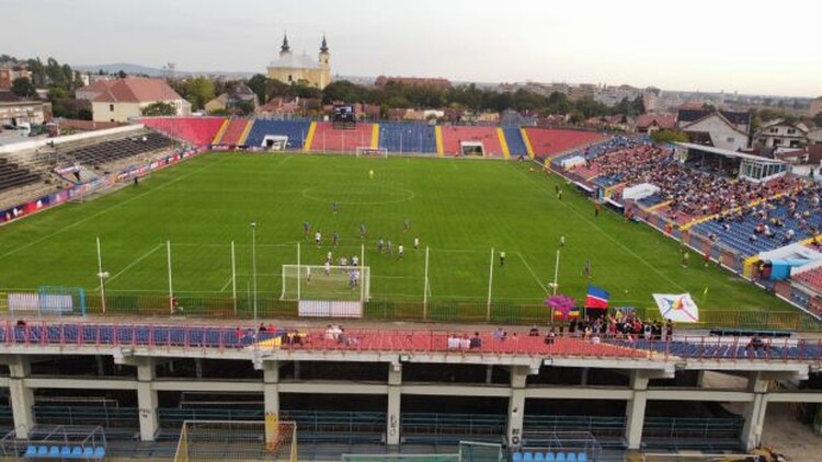 A váradi stadion lesz az UTA átmeneti otthona | Fotó: FC Bihor Facebook-oldal