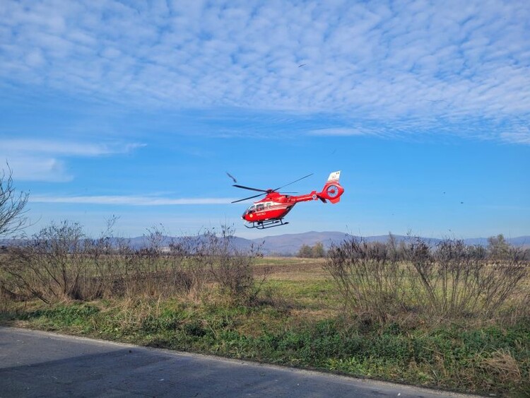 Mentőhelikoptert is hívni kellett | Fotó: ISU Arad