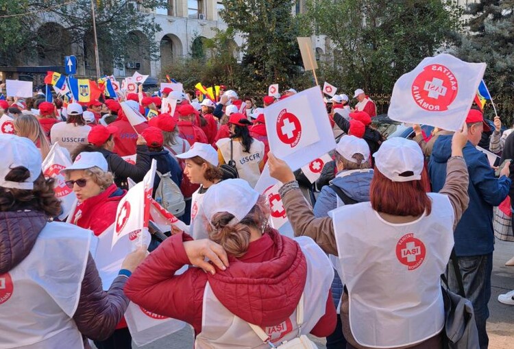 Általános munkabeszüntetéssel fenyeget az egészségügyi szakszervezet | Fotó: Sanitas Facebook-oldal 
