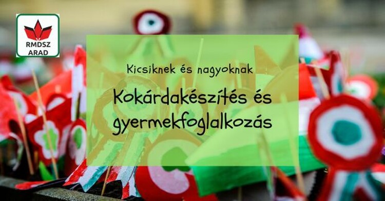 <em>Hír szerkesztése</em> Közös kokárdakészítésre hív az RMDSZ