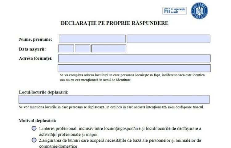 <em>Hír szerkesztése</em> Kijárási tilalom: megváltozott a lakhelyelhagyási nyilatkozatok modellje