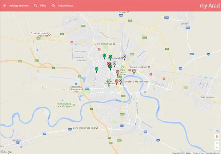 <em>Hír szerkesztése</em> MyArad: „virtuális panaszláda”