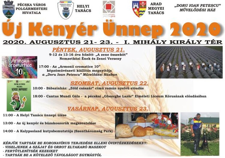 <em>Hír szerkesztése</em> Kurtább az idei pécskai Újkenyér-ünnep