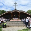 Felföldi László, a pécsi egyházmegye püspöke, az idei csíksomlyói pünkösdi búcsú szónoka szentbeszédet mond | Fotó: MTI